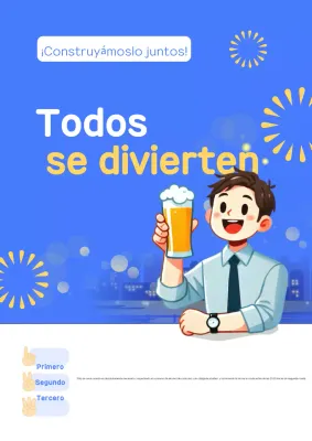 Guía de cenas Blue Simple