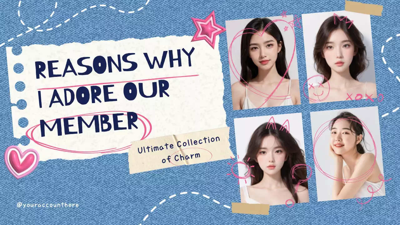 Blue Trendy Charm Guide Presentation