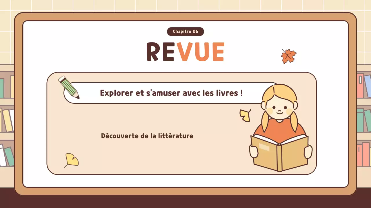 cours de littérature simple orange