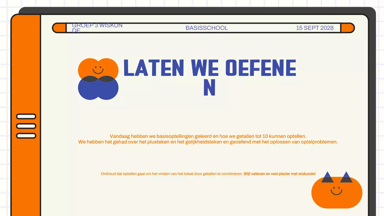 Basisles optellen Presentatie