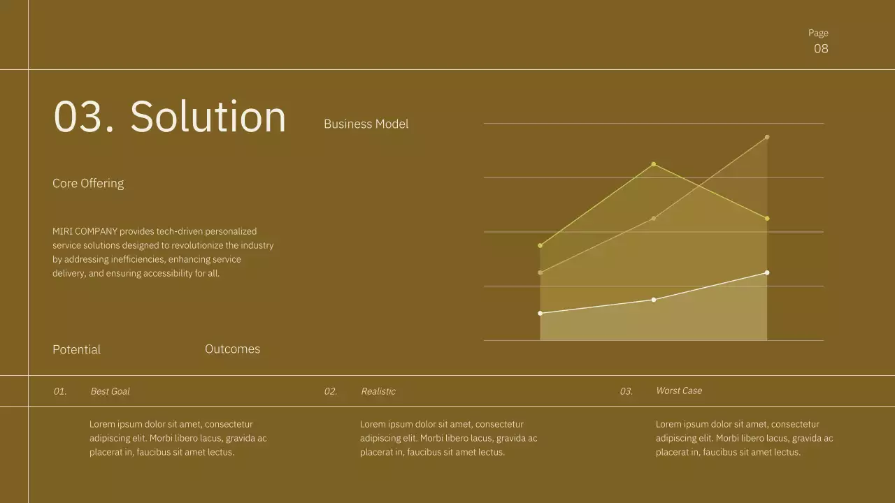 Brown Minimal Business Pitch Presentation