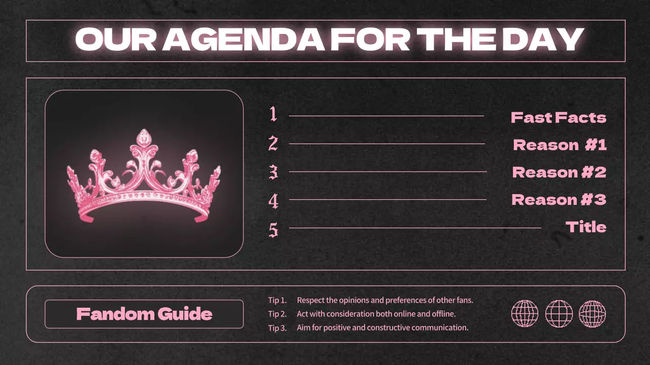 핑크 고딕 팬덤 가이드 프레젠테이션