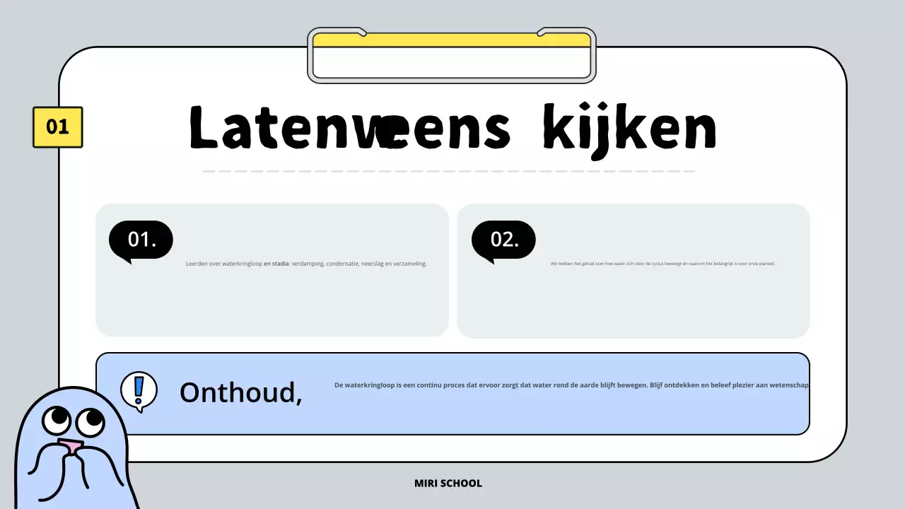 grijs eenvoudig water les