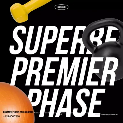 promotion fitness moderne noir