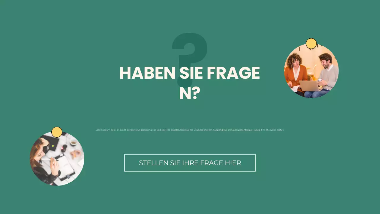 Green Modern Group Projektpräsentation