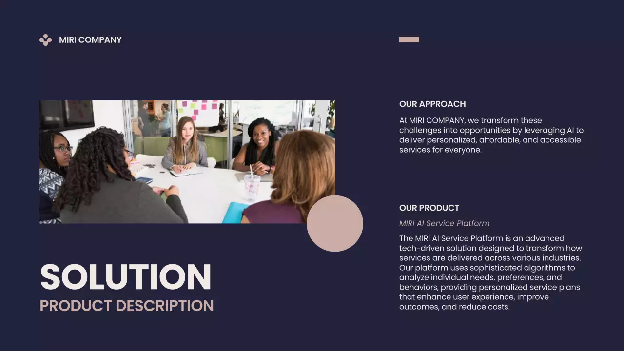 Navy Modern Business Pitch Presentation