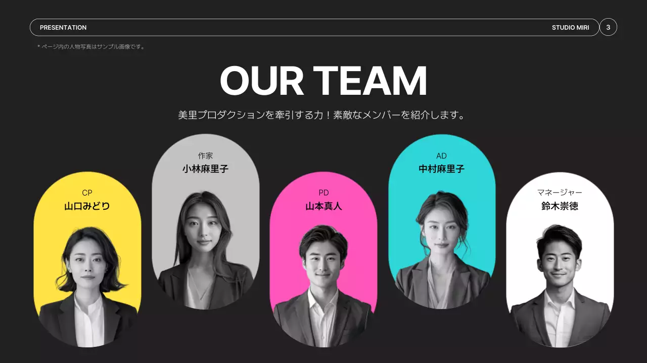 黄色 モダン ビデオ 会社案内 プレゼンテーション