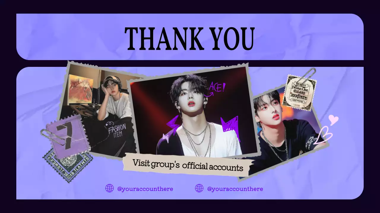 Purple Trendy Charms Guide Presentation