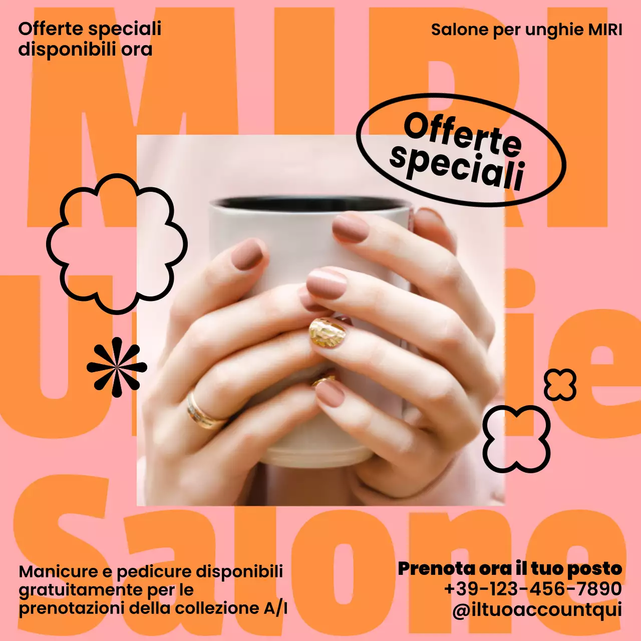 promozione unghie rosa di tendenza