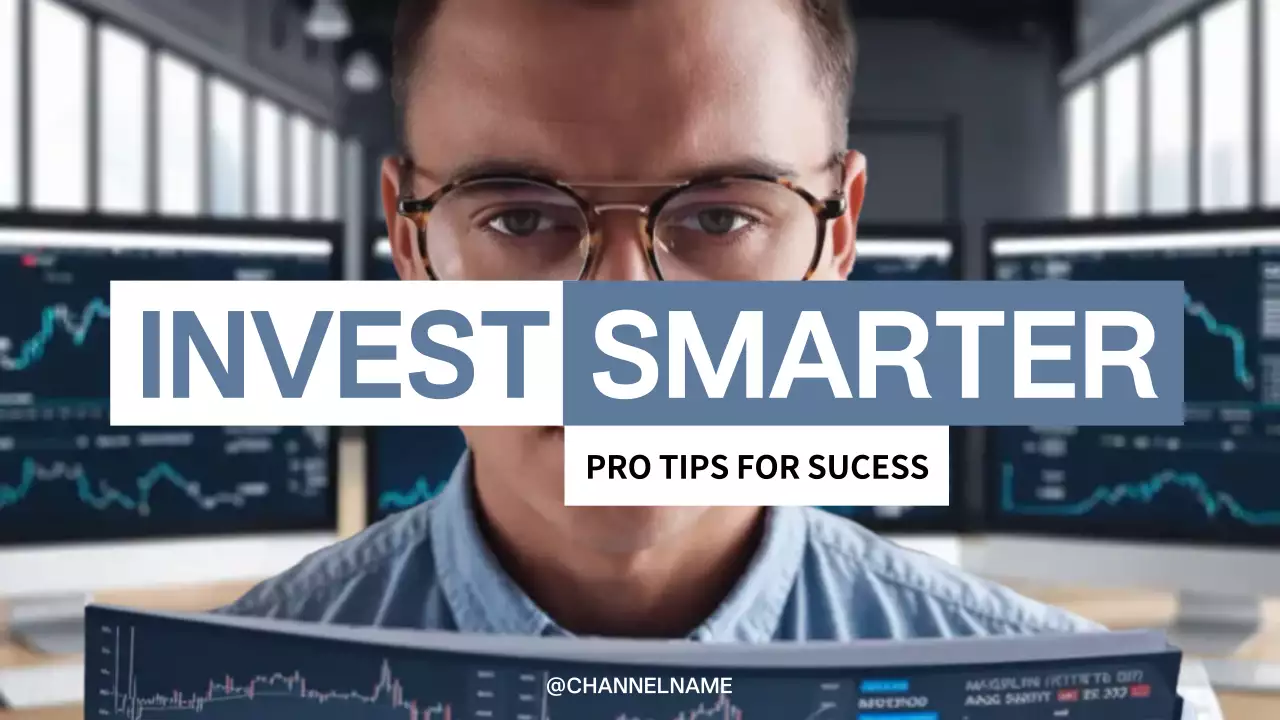 Blue Professional Investment Guide YouTube Thumbnail