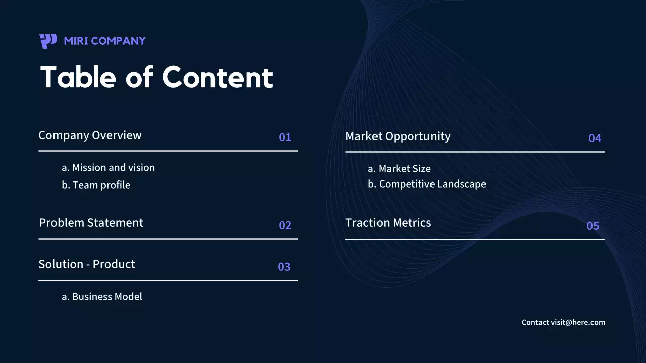 Navy Modern Business Promotion Presentation