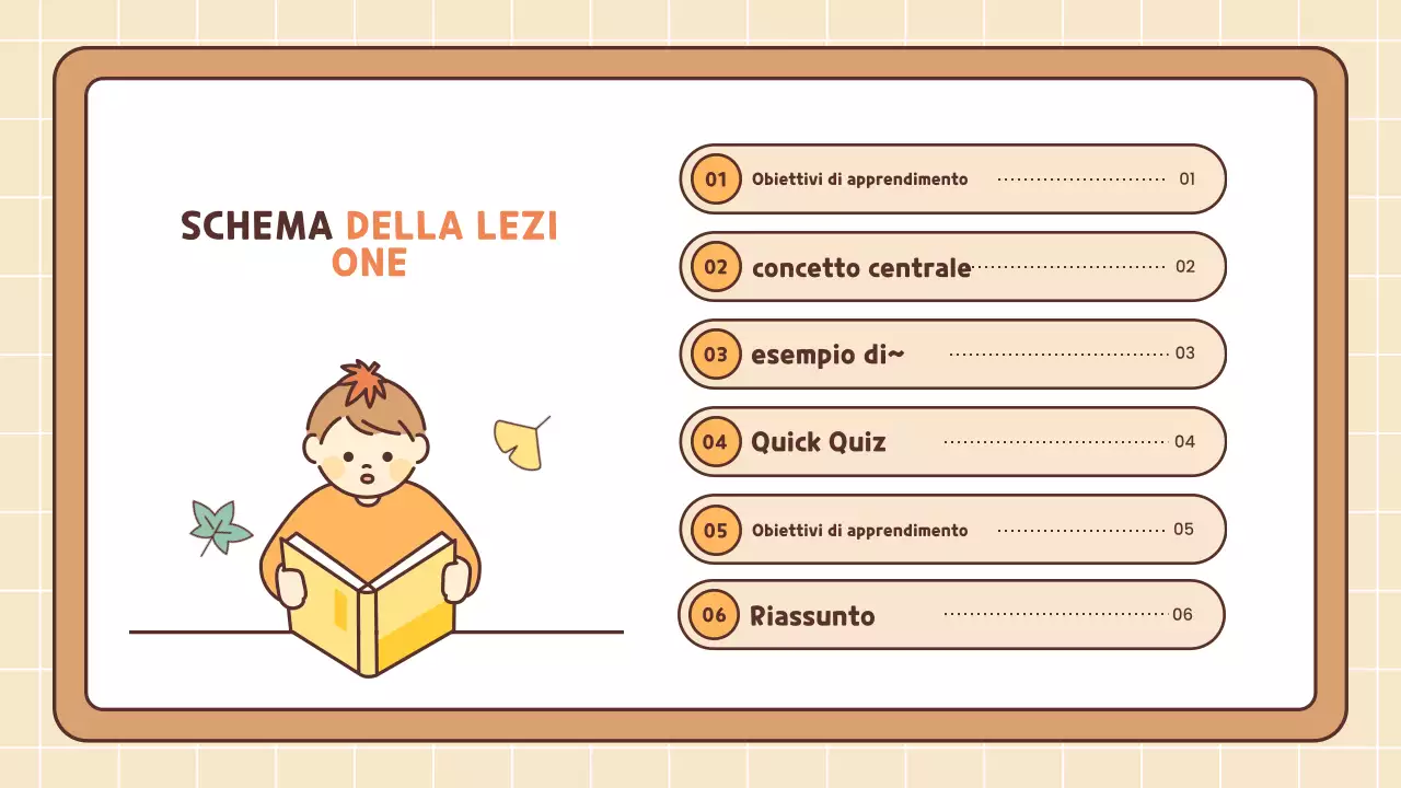 corso di letteratura semplice arancione