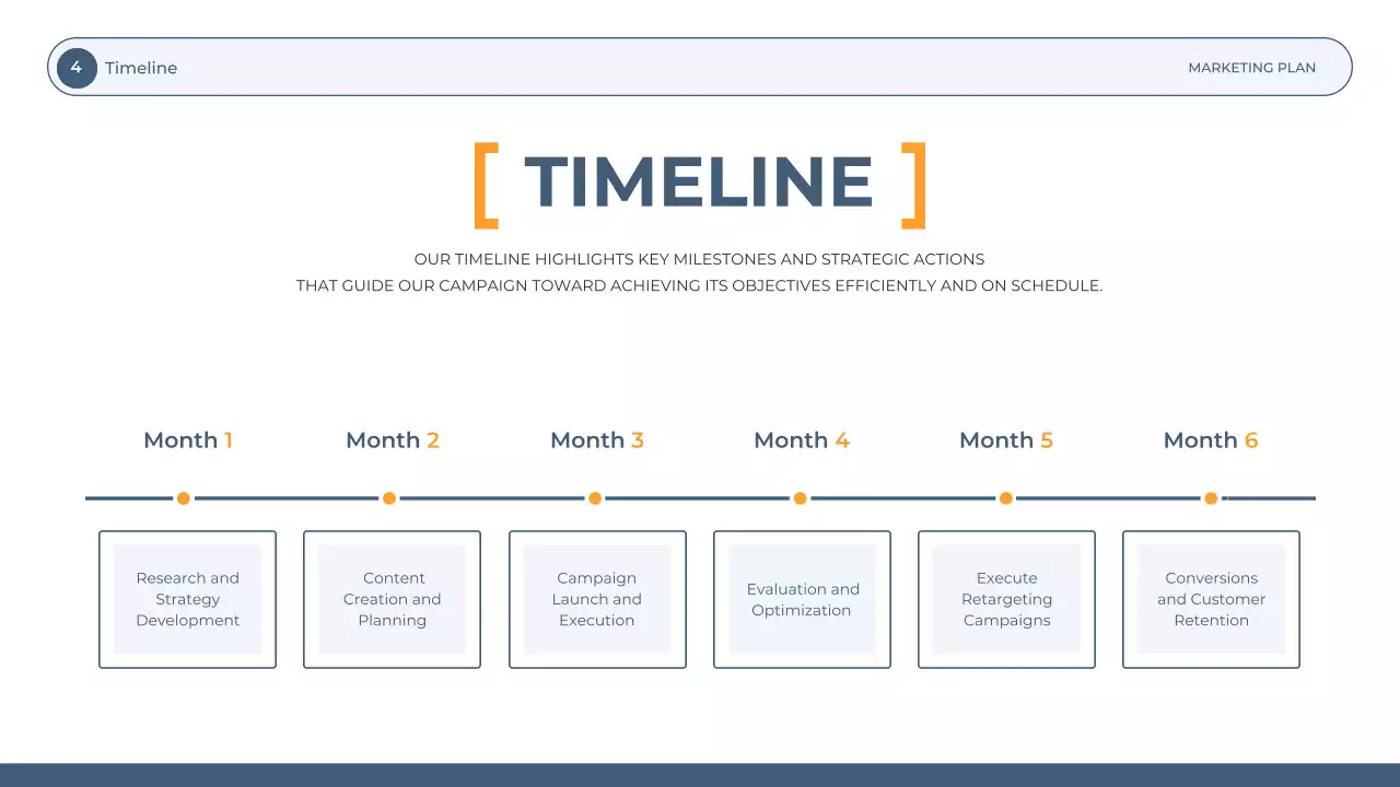 Blue Professional Marketing Plan Document Presentation