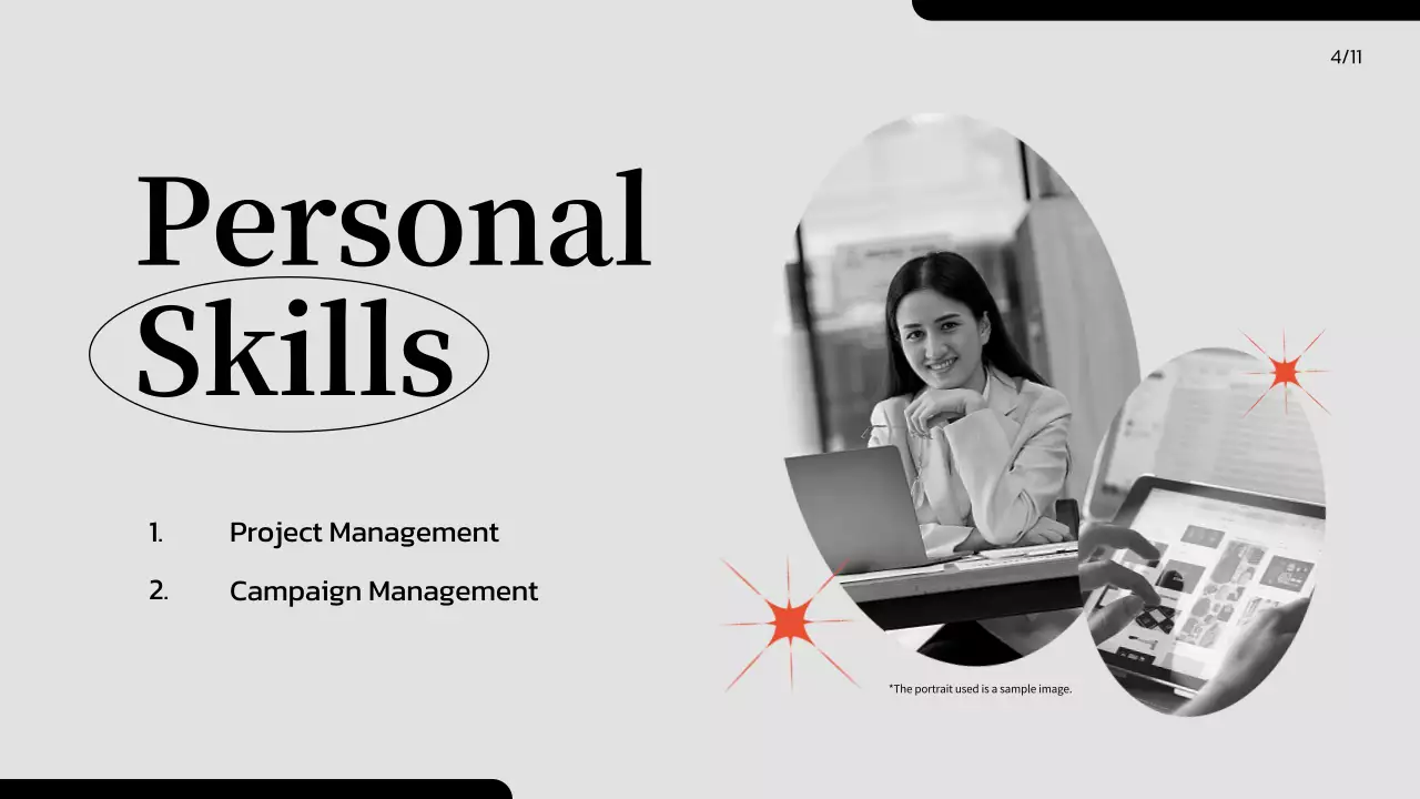 Grey Professional Portfolio Presentation