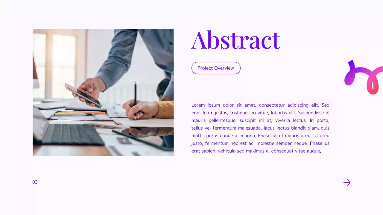 Purple Modern Project Presentation