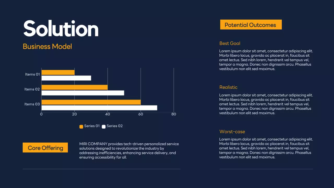Navy Professional Business Promotion Presentation