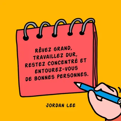 carte de motivation comique jaune