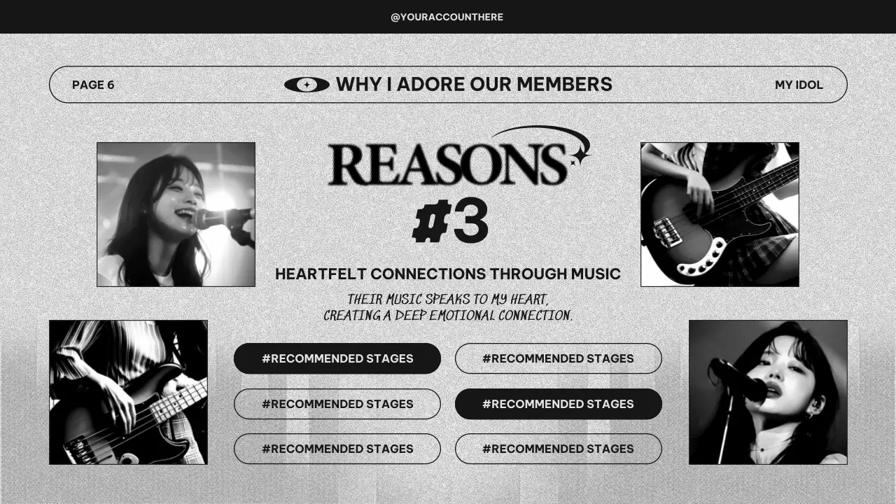 Black Modern Idol Newsletter Presentation