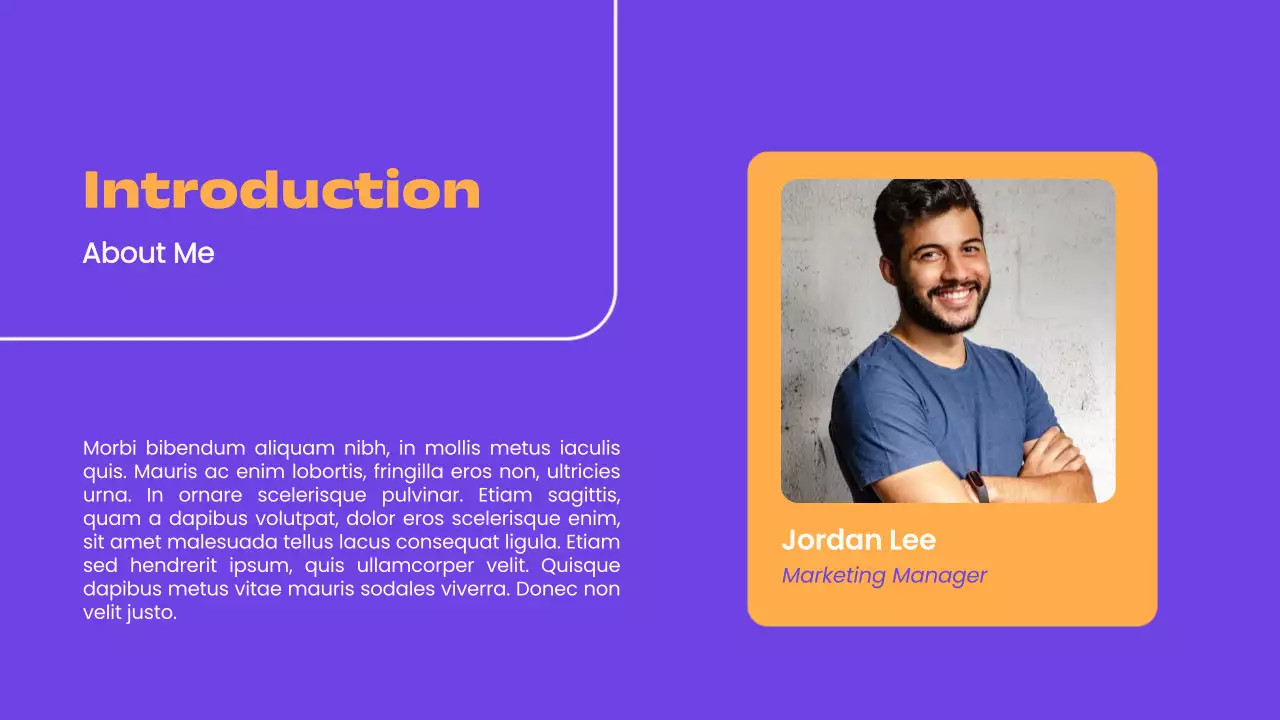 Purple Modern Portfolio Document Presentation