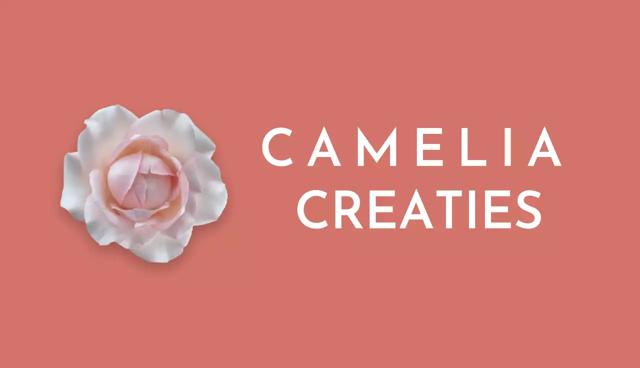 koraal elegant visitekaartje