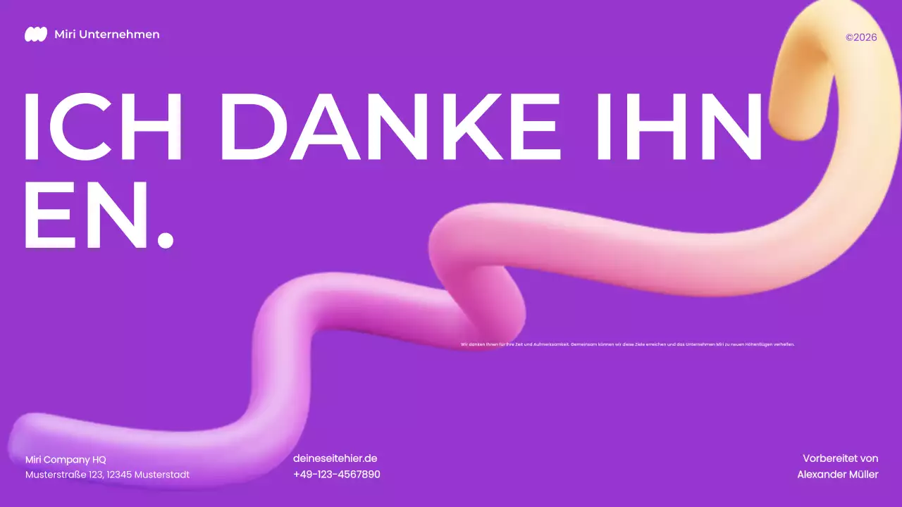 lila fett modern 3d marketing plan