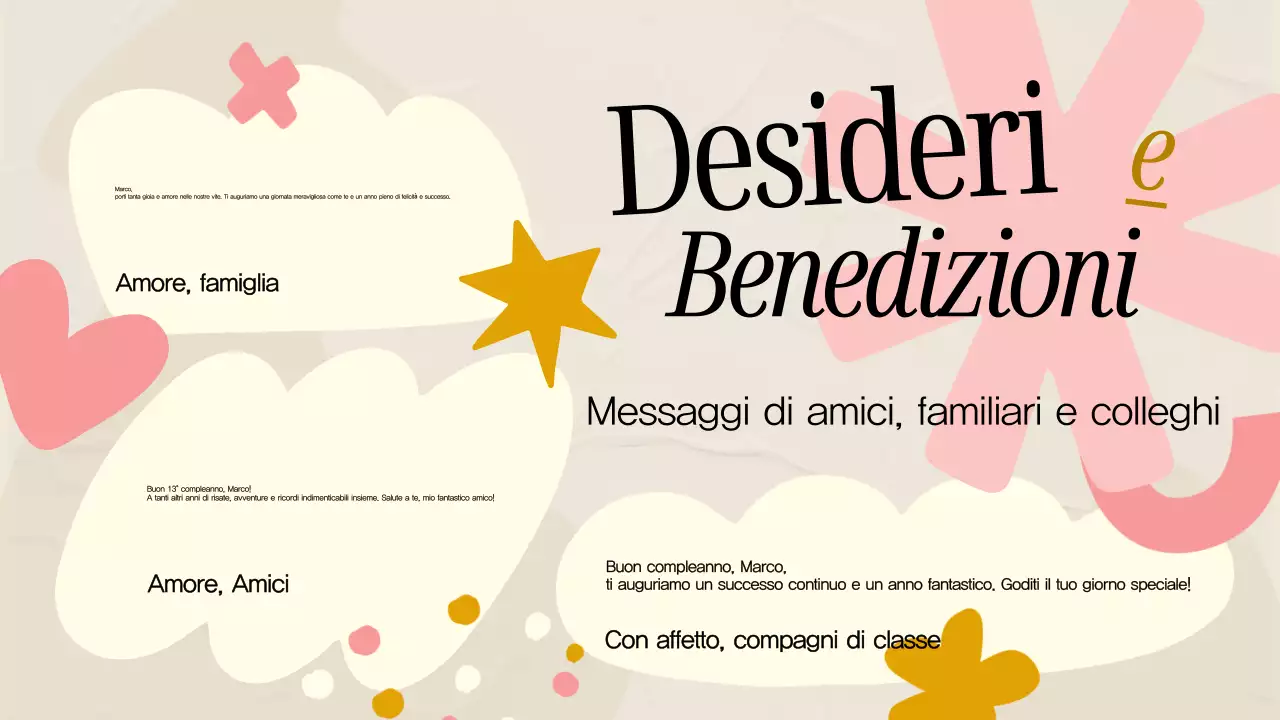 Biglietto di auguri minimal rosa e grigio