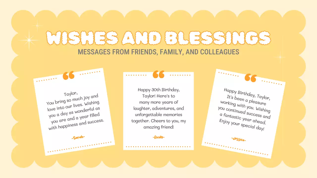 핑크 심플 생일 카드 프레젠테이션