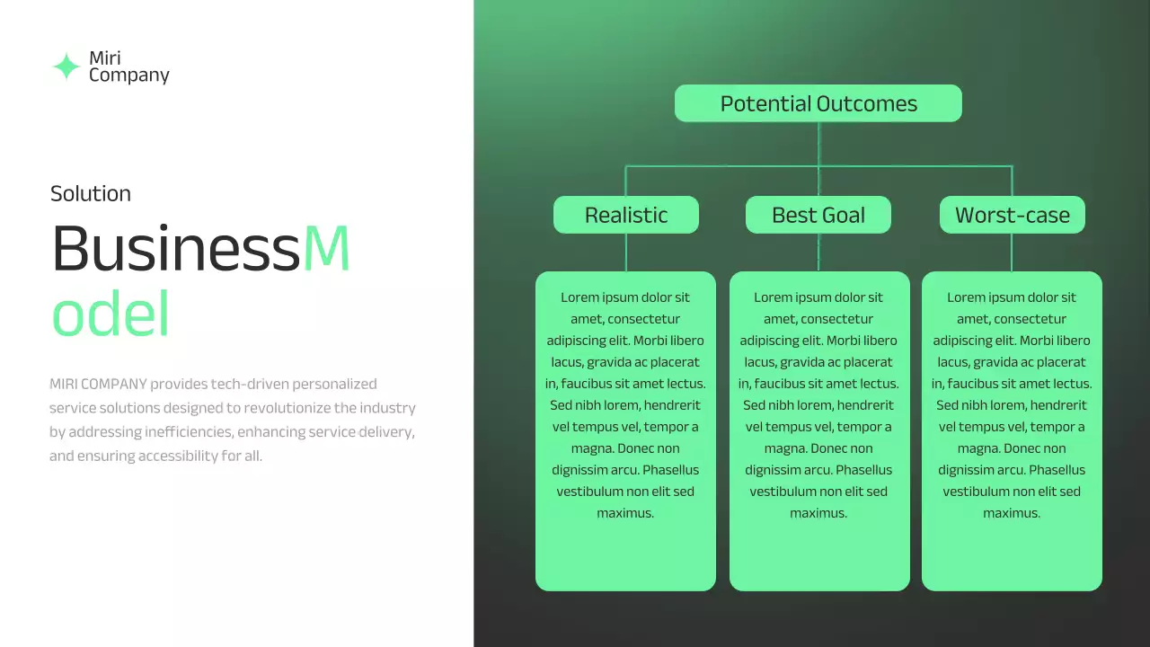 Green Professional Business Pitch Presentation