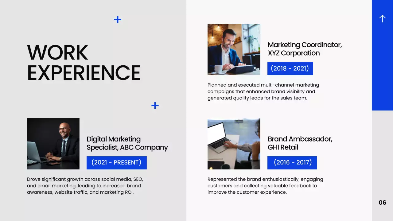 Presentasi Portofolio Modern Biru