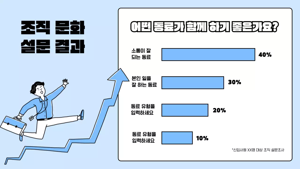 하늘색 심플 신입사원 모집 안내