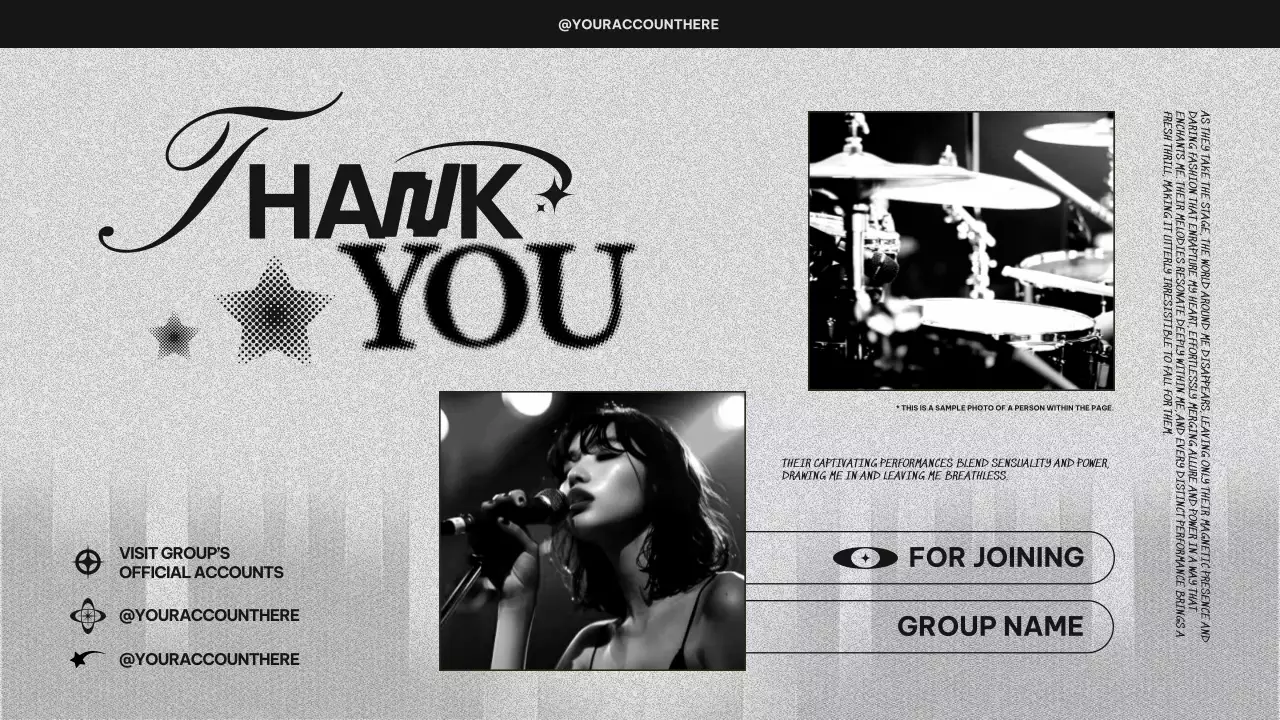 Black Modern Idol Newsletter Presentation