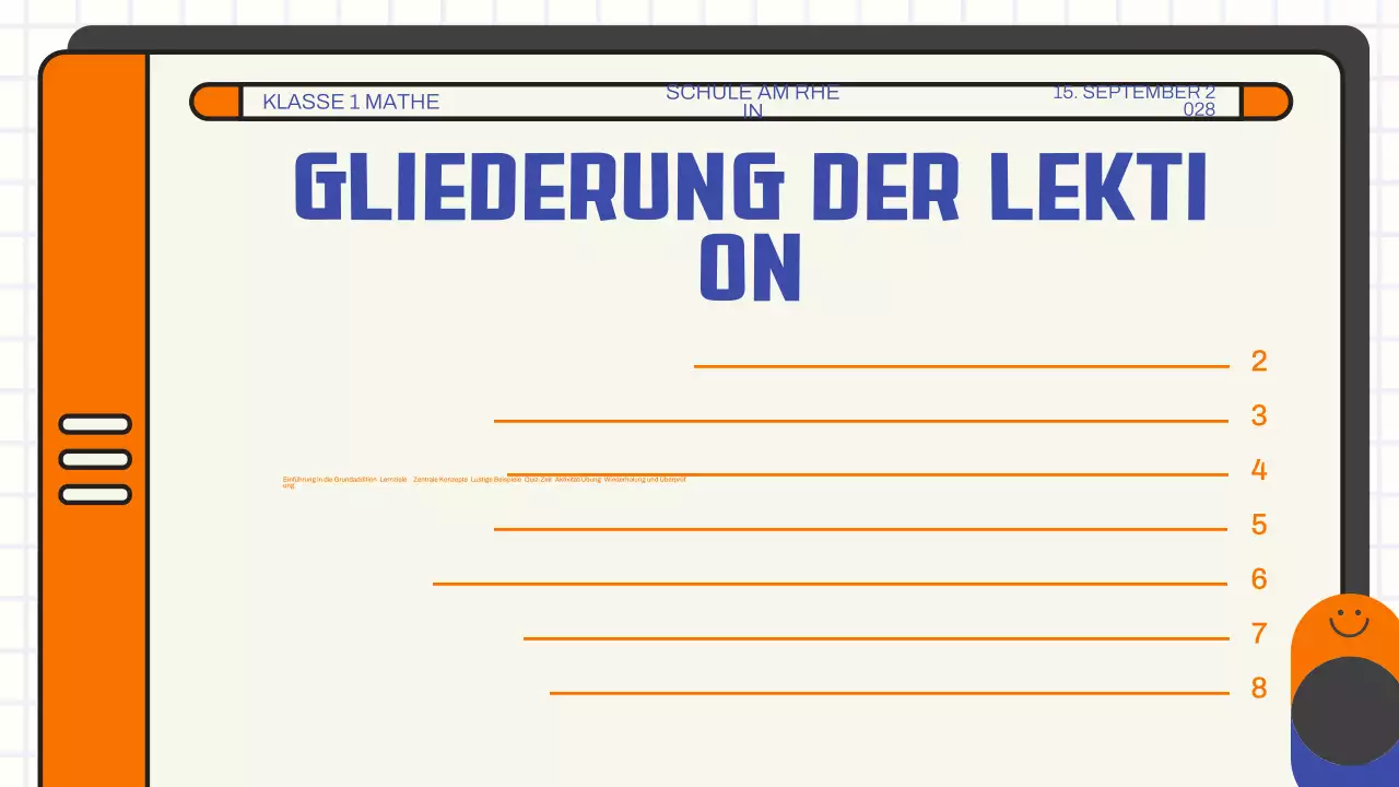 Präsentation für den Mathematikunterricht zur Grundaddition