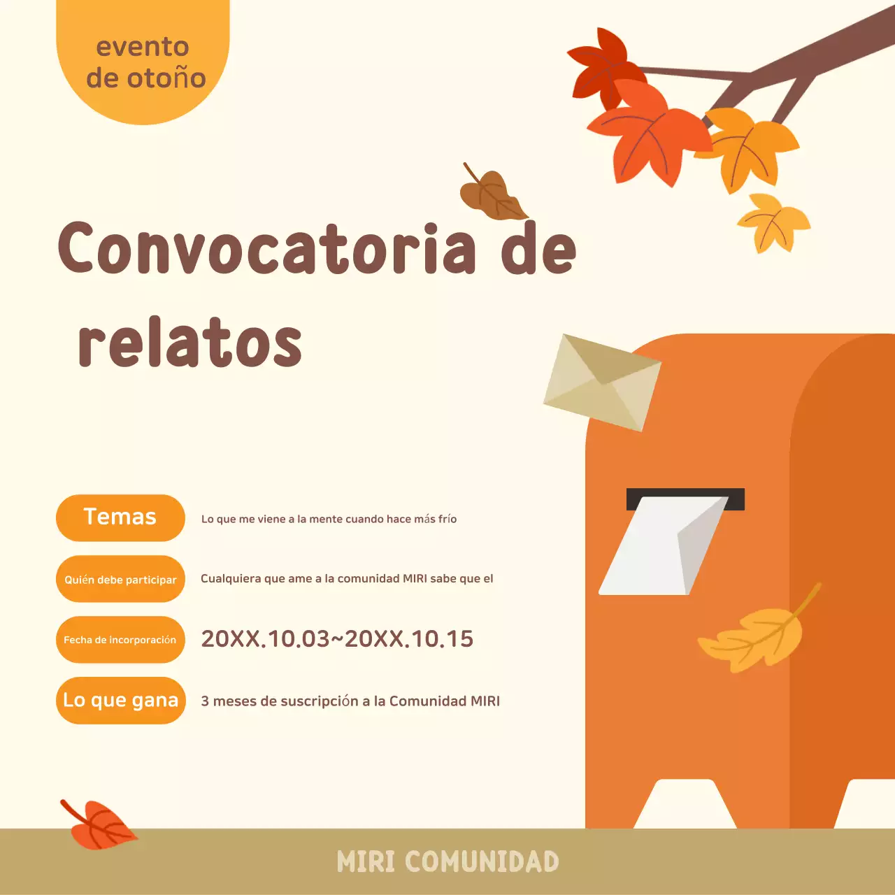 Eventos Orange Sweet