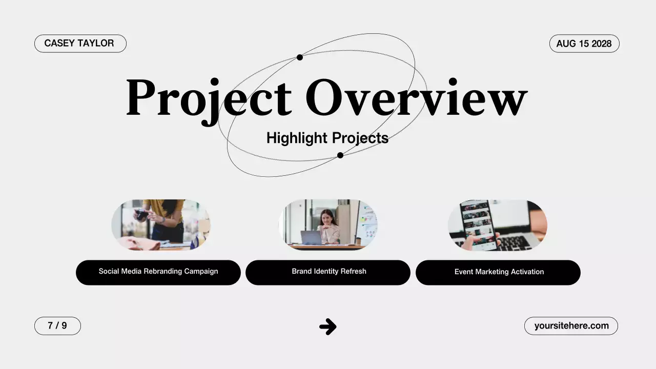 White Modern Portfolio Presentation