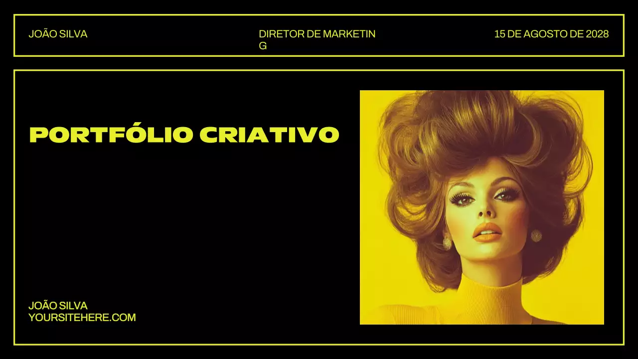 Apresentação do portefólio criativo