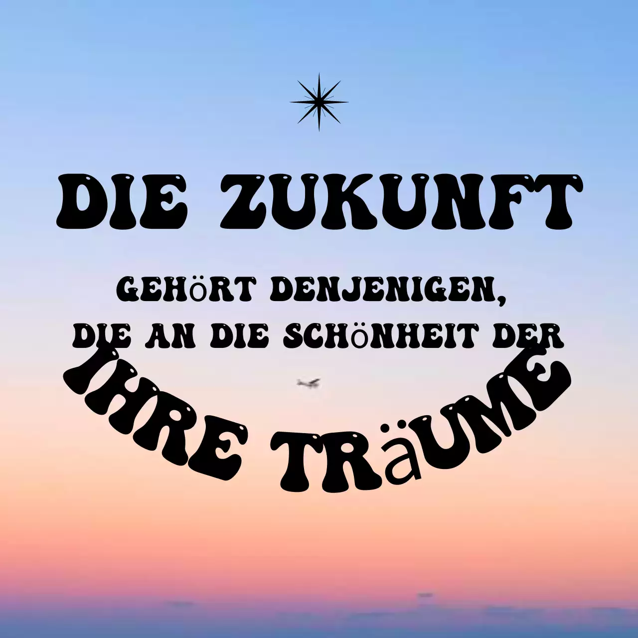 pfirsich retro inspirierende ankündigung