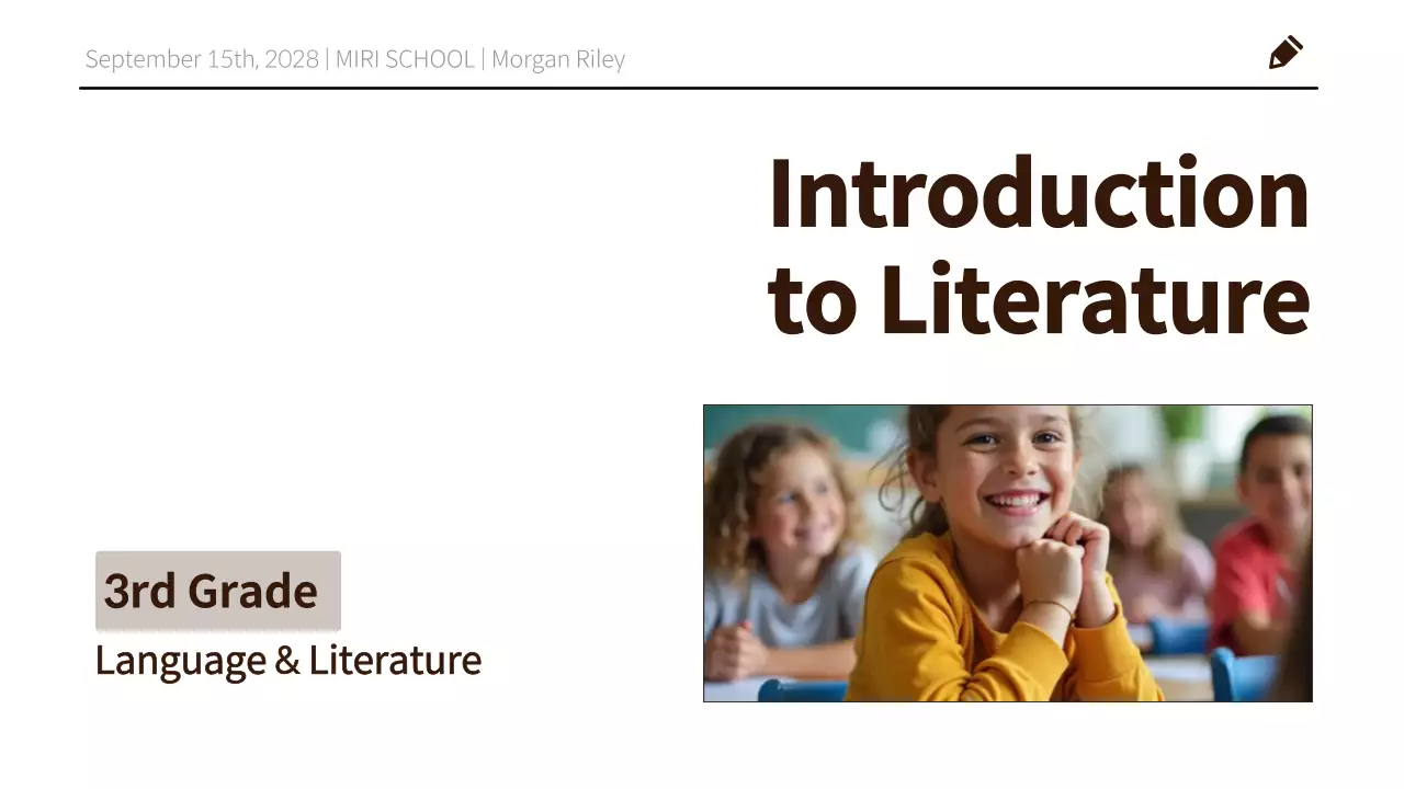 Brown Classic Literature Course Presentation