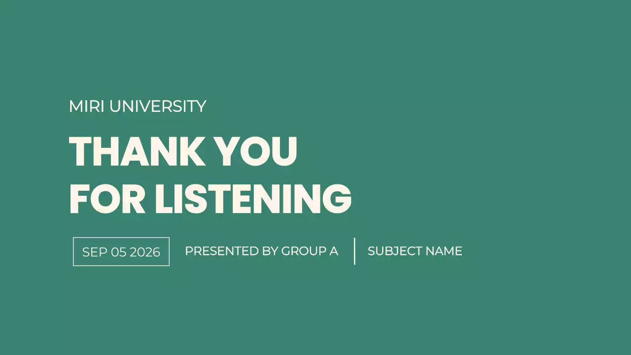 Green Modern Project Presentation