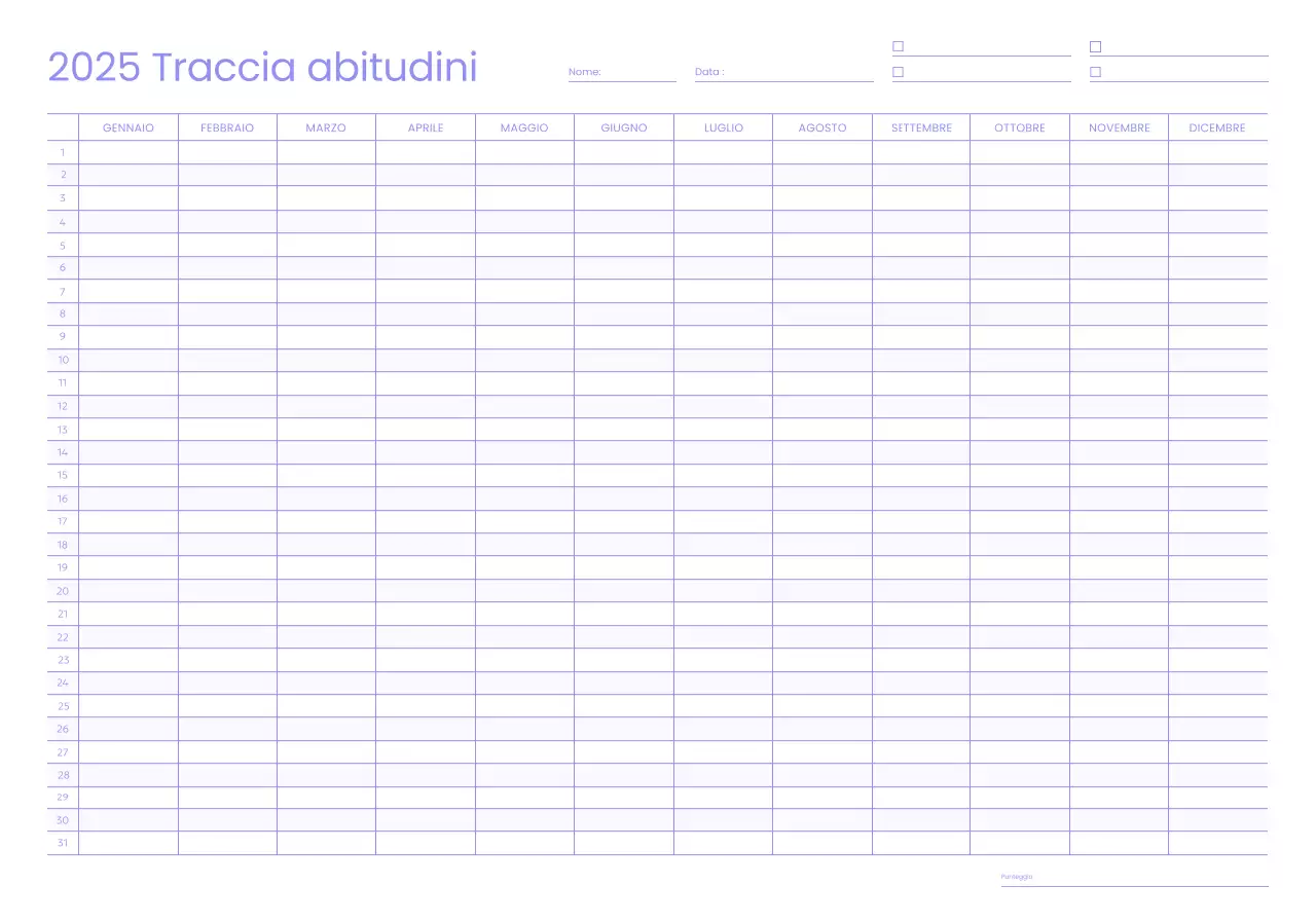 Calendario anniversario 365 giorni Pink Baby Simple