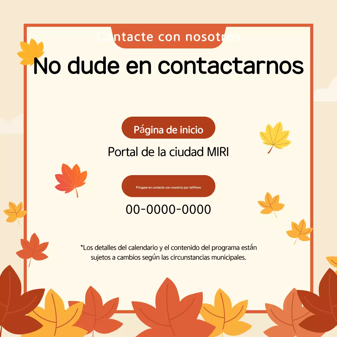 Guía del Festival Beige Simple