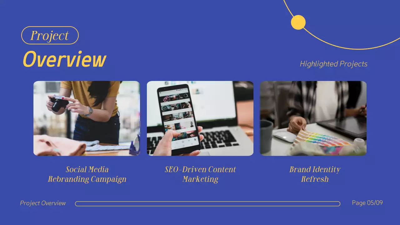 Blue Creative Portfolio Resume Presentation