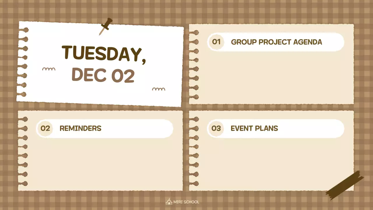 Beige Vintage Class Agenda Presentation