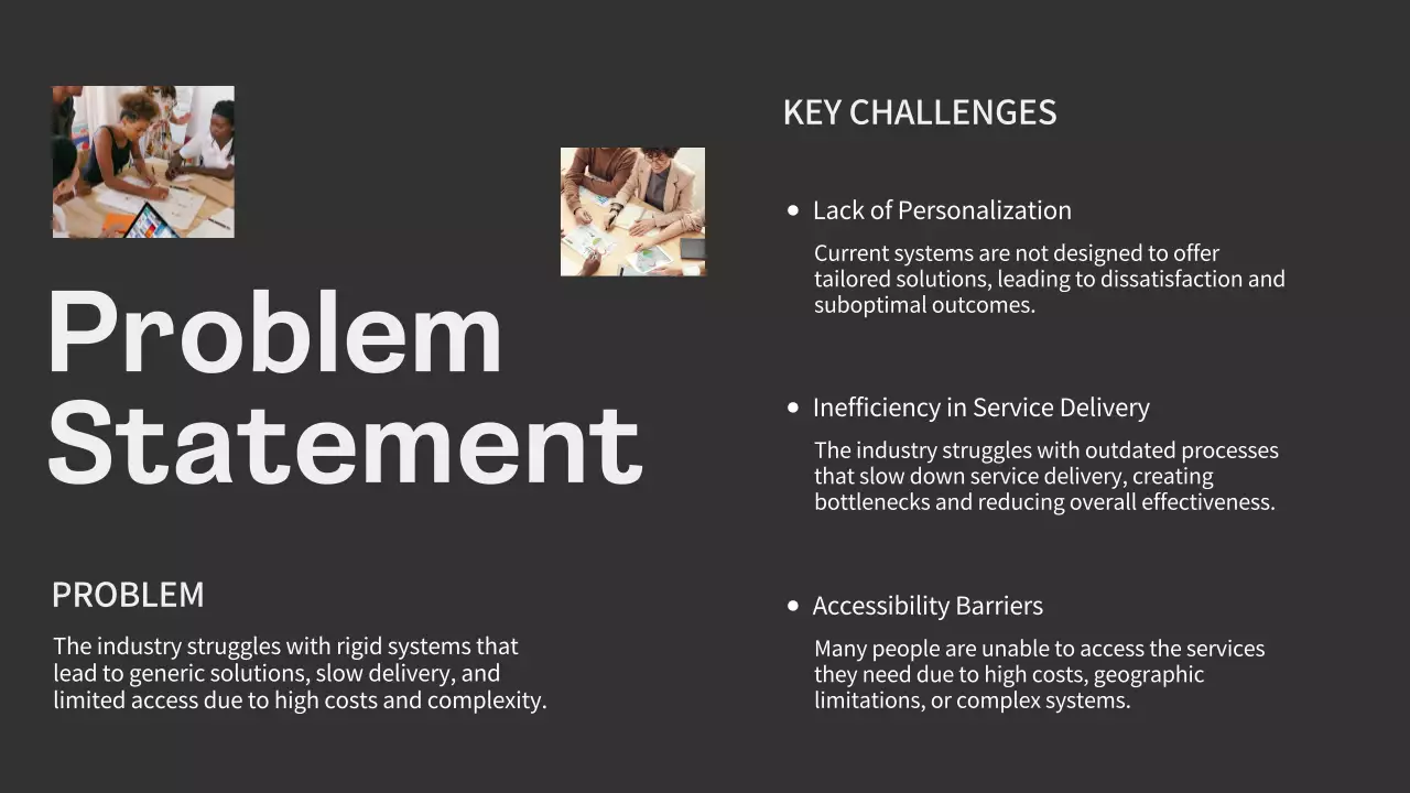 Black Professional Business Presentation