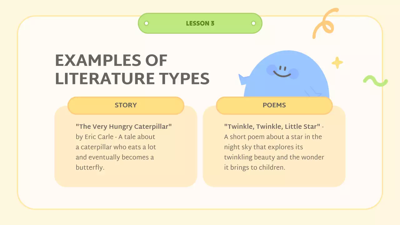 Beige Simple Literature Course Presentation