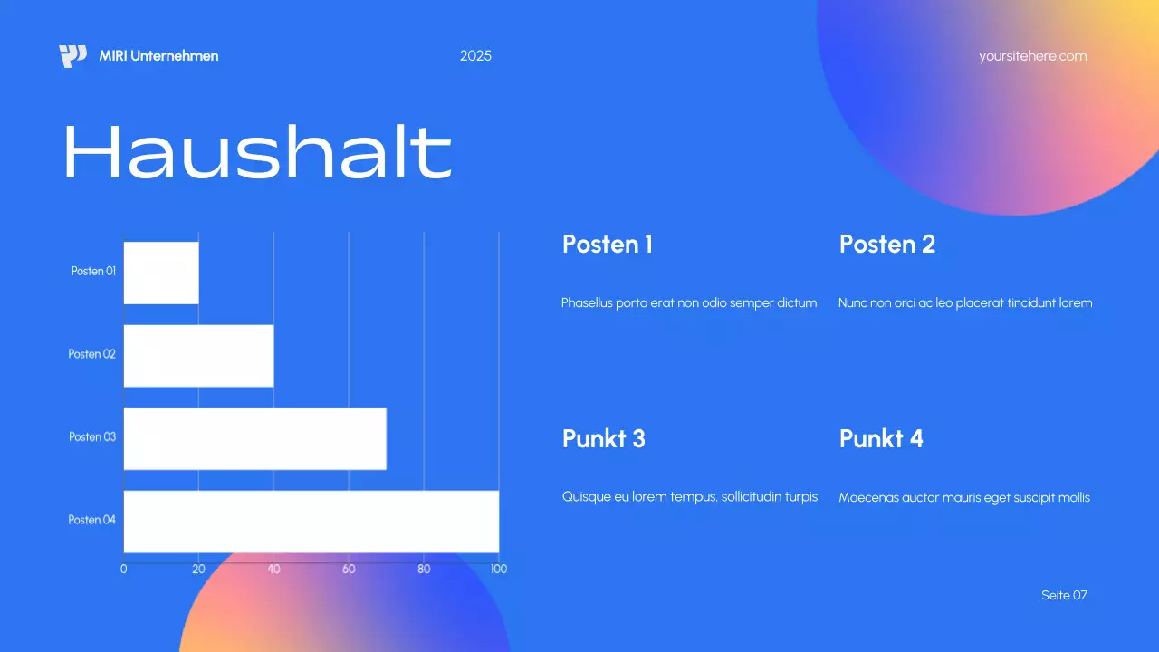 Blue Modern Marketing Plan