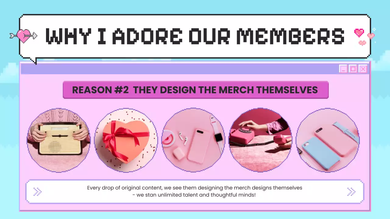 Pink Retro Members Guide Presentation