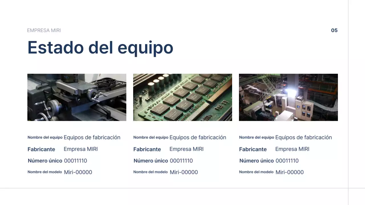 Perfil de la empresa Blue Simple Manufacturing Promoción