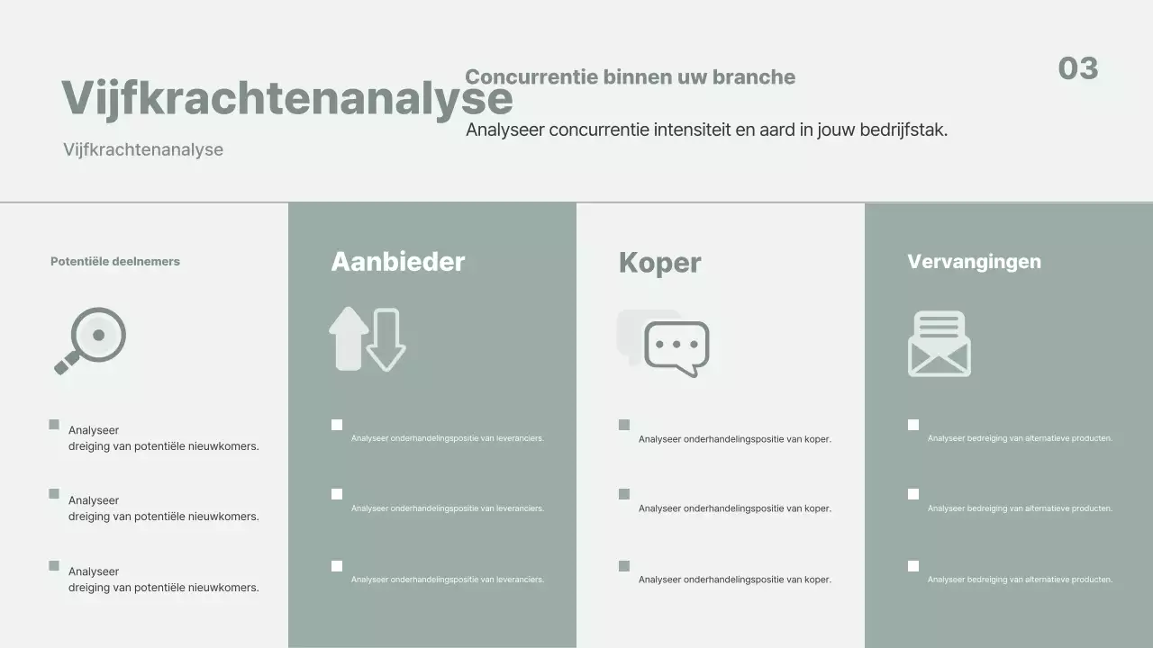 Grijze minimalistische bedrijfsrapporten analyseren