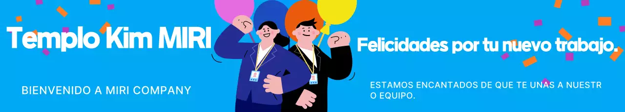 Enhorabuena a Blue por su nuevo trabajo