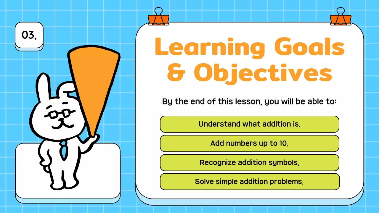 Blue Simple Math Course Presentation